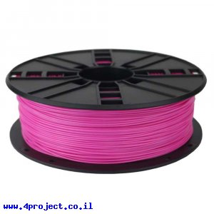 פלסטיק למדפסת תלת-מימד - ורוד - ABS 1.75mm