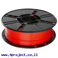 פלסטיק למדפסת תלת-מימד - אדום - ABS 1.75mm