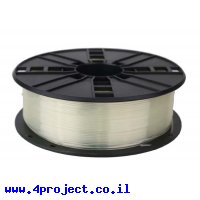 פלסטיק למדפסת תלת-מימד - שקוף - ABS 1.75mm