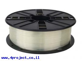 תמונה של מוצר פלסטיק למדפסת תלת-מימד - שקוף - ABS 1.75mm