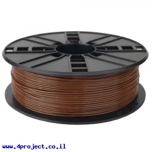 פלסטיק למדפסת תלת-מימד - חום - ABS 1.75mm