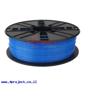 פלסטיק למדפסת תלת-מימד - כחול נאון - PLA 1.75mm