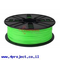 פלסטיק למדפסת תלת-מימד - ירוק נאון - PLA 1.75mm
