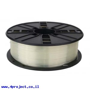 פלסטיק למדפסת תלת-מימד - שקוף - PLA 1.75mm