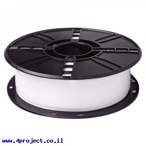 פלסטיק למדפסת תלת-מימד - לבן - PLA 1.75mm