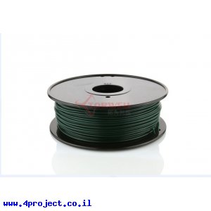 פלסטיק למדפסת תלת-מימד - ירוק כהה - PLA 3.0mm