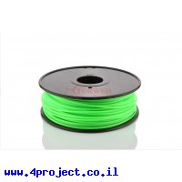 פלסטיק למדפסת תלת-מימד - ירוק נאון - PLA 3.0mm