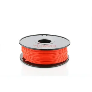 פלסטיק למדפסת תלת-מימד - אדום נאון - PLA 3.0mm