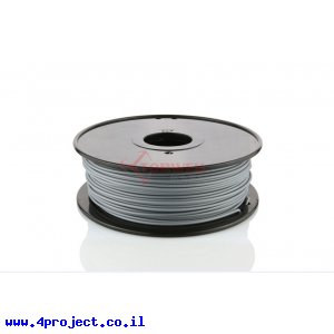 פלסטיק למדפסת תלת-מימד - אפור - PLA 3.0mm