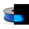 פלסטיק למדפסת תלת-מימד - כחול זוהר בחושך - PLA 3.0mm