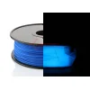 פלסטיק למדפסת תלת-מימד - כחול זוהר בחושך - PLA 3.0mm