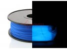 תמונה של מוצר פלסטיק למדפסת תלת-מימד - כחול זוהר בחושך - PLA 3.0mm