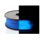 פלסטיק למדפסת תלת-מימד - כחול זוהר בחושך - PLA 3.0mm