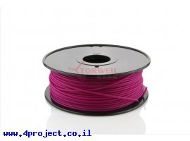 תמונה של מוצר פלסטיק למדפסת תלת-מימד - סגול - PLA 3.0mm