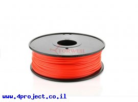 תמונה של מוצר פלסטיק למדפסת תלת-מימד - אדום - PLA 3.0mm
