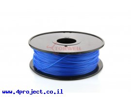 תמונה של מוצר פלסטיק למדפסת תלת-מימד - כחול - ABS 3.0mm