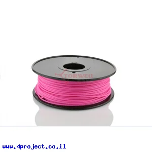 פלסטיק למדפסת תלת-מימד - ורוד - ABS 3.0mm