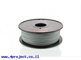 תמונה של מוצר פלסטיק למדפסת תלת-מימד - כסף - ABS 3.0mm