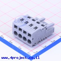 Ningbo SUPU Elec 450Connectors-04P-5.0mm gray