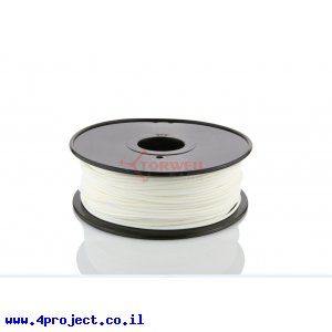 פלסטיק למדפסת תלת-מימד - לבן - ABS 3.0mm