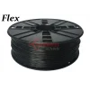 פלסטיק למדפסת תלת-מימד - שחור - TPE גמיש 1.75mm