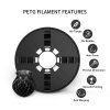פלסטיק למדפסת תלת-מימד - שחור - PETG 1.75mm