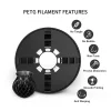 פלסטיק למדפסת תלת-מימד - שחור - PETG 1.75mm