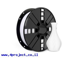 תמונה של מוצר פלסטיק למדפסת תלת-מימד - לבן - PETG 1.75mm