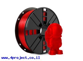 תמונה של מוצר פלסטיק למדפסת תלת-מימד - אדום - PETG 1.75mm