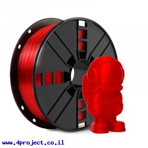פלסטיק למדפסת תלת-מימד - אדום - PETG 1.75mm