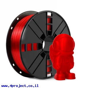 פלסטיק למדפסת תלת-מימד - אדום - PETG 1.75mm
