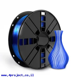 פלסטיק למדפסת תלת-מימד - כחול - PETG 1.75mm