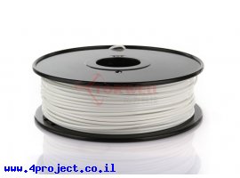תמונה של מוצר פלסטיק למדפסת תלת-מימד - לבן - PETG 3.0mm
