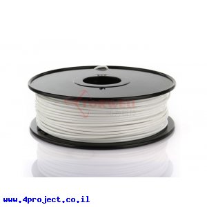 פלסטיק למדפסת תלת-מימד - לבן - PETG 3.0mm