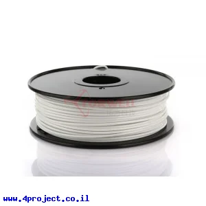 פלסטיק למדפסת תלת-מימד - לבן - PETG 3.0mm
