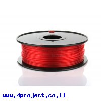 פלסטיק למדפסת תלת-מימד - אדום - PETG 3.0mm