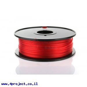 פלסטיק למדפסת תלת-מימד - אדום - PETG 3.0mm