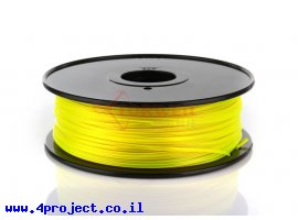 תמונה של מוצר פלסטיק למדפסת תלת-מימד - צהוב - PETG 3.0mm