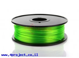 תמונה של מוצר פלסטיק למדפסת תלת-מימד - ירוק - PETG 3.0mm
