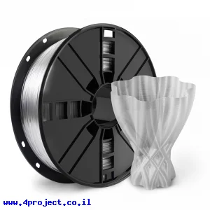 פלסטיק למדפסת תלת-מימד - טבעי - PETG 1.75mm