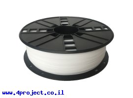 תמונה של מוצר פלסטיק למדפסת תלת-מימד - לבן - Nylon 1.75mm