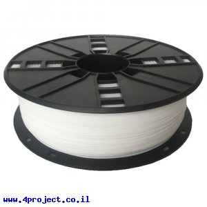 פלסטיק למדפסת תלת-מימד - לבן - Nylon 1.75mm