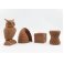 פלסטיק למדפסת תלת-מימד - עץ - Wood 1.75mm