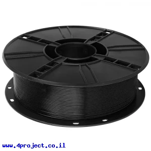 פלסטיק למדפסת תלת-מימד - שחור - Conductive ABS 1.75mm