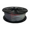 פלסטיק למדפסת תלת-מימד - מחליף צבע - PLA 1.75mm - אפור - לבן
