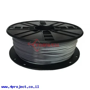 פלסטיק למדפסת תלת-מימד - מחליף צבע - ABS 1.75mm - אפור - לבן