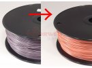 תמונה של מוצר פלסטיק למדפסת תלת-מימד - מחליף צבע - PLA 3.0mm - סגול - ורוד