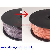 פלסטיק למדפסת תלת-מימד - מחליף צבע - PLA 3.0mm - סגול - ורוד