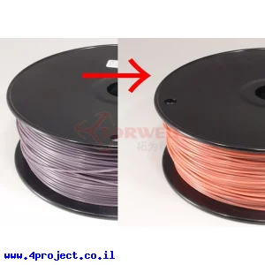 פלסטיק למדפסת תלת-מימד - מחליף צבע - PLA 3.0mm - סגול - ורוד