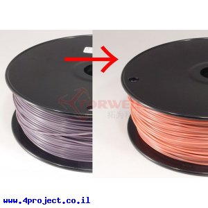 פלסטיק למדפסת תלת-מימד - מחליף צבע - ABS 3.0mm - סגול - ורוד